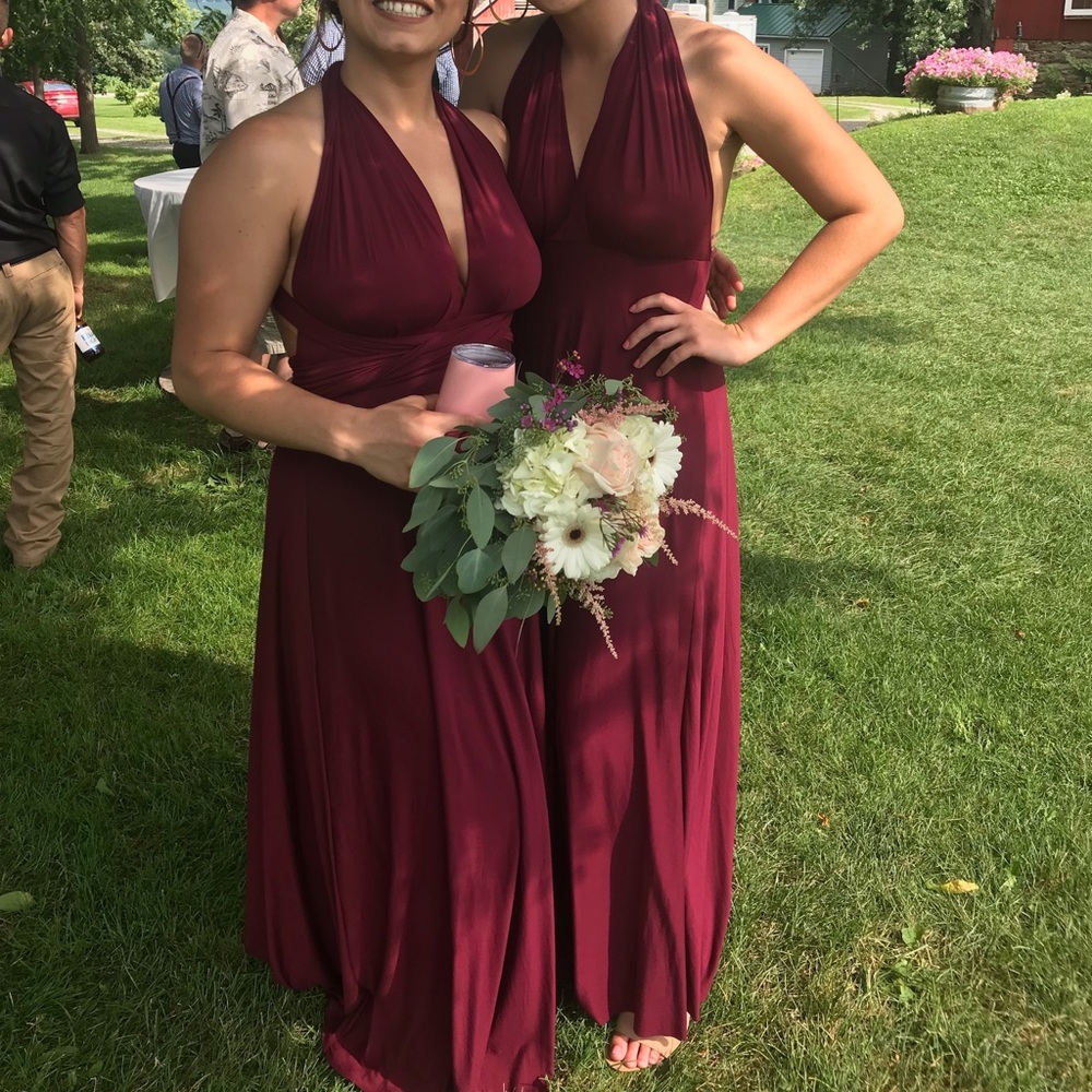 Lulus medium burgundy dress